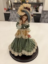 VINTAGE MEERCHI MRH RESIN FIGURINE, VICTORIAN GIRL picture