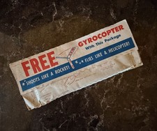 RARE 1960's Vintage FRITOS GYROCOPTER 