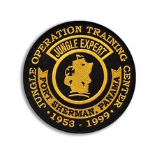Jungle Expert Patch (Black & Gold) 4 1/2