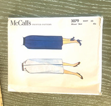 McCall's 3079 Women Skirt Sewing Pattern Easy-Rule Vintage Original picture