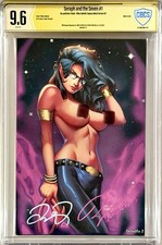 Seraph and the Seven #1 - METAL Topless CBCS SS 9.6 Signed Kincaid + Debalfo CGC picture