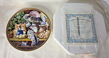 Bradford Exchange 1st Issue in Tender Tails Kitchen Capers Decorative Plate 8'' picture