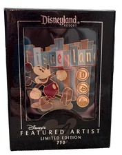 Disneyland 2006 Mickey Disneyland Sign Jumbo Pin 750 Ltd Edit Mike Wood Artist picture
