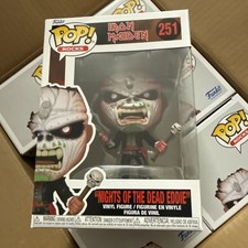 Funko Pop Rocks Iron Maiden Nights of the Dead Eddie Vinyl  #251 INCL PROTECTOR picture
