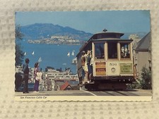Cable Car Hyde Street - San Francisco California USA Postcard - Uncirculated picture