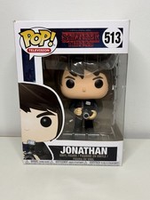 Funko Pop Vinyl Stranger Things - Jonathan #513 ✨+Free Pop Protector✨ picture