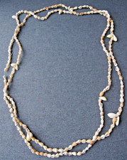 2 Vintage real shell necklaces picture