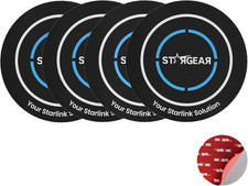 4PCS Starlink Mini/Gen 3 Magnetic Mount Plates, Adhesive Metal Plate Magnetic Pa picture