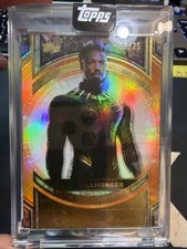 2025 Topps Marvel The Collector Erik Killmonger Perfection Black Panther /25 picture