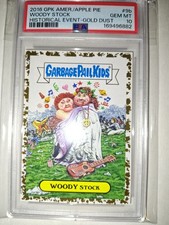 2016 Apple Pie GOLD DUST WOODSTOCK #48/50 HISTORICAL EVENT PSA 10 Garbage Pail  picture