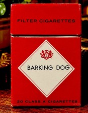 Vintage Barking Dog Cigarette Pack *Empty Box* 1970s Prototype Marlboro Design picture