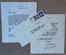 Joan Crawford Signed Typed Letter w/ Envelope To Director Vincent Sherman 1975 picture