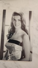 1950'S  PIN-UP SINGER  ANN MARGRET   POSTCARD SIGNED  PHOTOGRAPH BIOGRAPHY picture