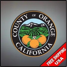 California Orange County Seal Vinyl Decal Sticker 4