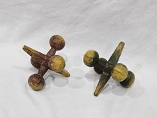 Vintage Oversized Decorative Jacks Pair 5