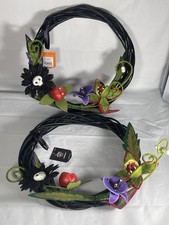 Target Hyde & EEK Ghoulish Garden Wreath Halloween Faux Succulent Plants 2021 picture