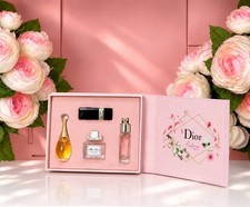 Dior 4pc Perfume Miniature & Lipstick Set Miss Dior Blooming Bouquet Mini picture