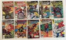 Spectacular Spider-Man #156,60,64-8,77,85,90. 1989-90 All Near Mint. Great art picture