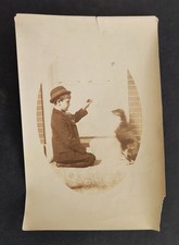 1890s antique HOWARD M GREIM training DOG TIP reading pa PHOTOGRAPH picture