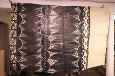 LARGE Vintage Tapa Bark Cloth Panel, Tonga, Polynesian, Fiji 96