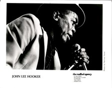 LD400 1990 Original Marina Fusco Photo AMERICAN BLUES SINGER JOHN LEE HOOKER picture