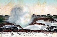 Spouting Rock Newport Rhode Island Posted Vintage Undivided Back Post Card picture