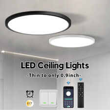 Ultra-thin LED Ceiling Light 24-48W Surface Mount Flush Panel Downlight Remote picture