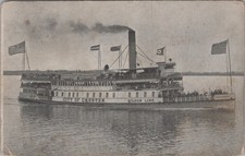 City of Chester Wilson Line Steamboat PA Pennsylvania c1910s Postcard picture