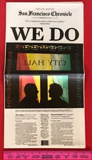WE DO SAN FRANCISCO CHRONICLE NEWSPAPER JUNE 2015 FREE TO MARRY ALL 50 STATES picture