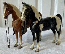 Vintage Breyer 1950s 1960s Paint Pinto & Western Pinto Horses, Used picture