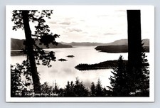 RPPC Scenic View Lake Pend Orielle Ross Hall Hope Idaho ID Real Photo Postcard picture