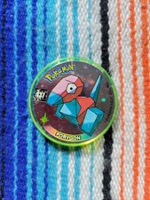 Vintage Pokemon 2001 Taps Porygon Pog Slammer Crealaser  picture