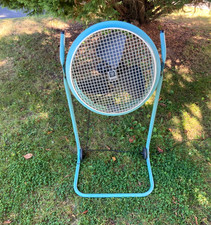 Vintage Westinghouse Floor Fan 1950 Blue Works - PICKUP   GETS DISCOUNT picture