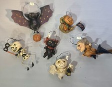 Rare Scott Smith Rucus Studio for Bethany Lowe Halloween Ornaments, Set Of 6 picture