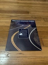 1993 Ford SVT Mustang Cobra Sales Brochure Dealer Spec Sheet OEM  picture