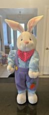 Vintage Kmart Easter Bunny Standing Decor 27” NOS w Tags picture