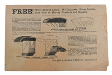 Antique Wilber H Murray Mfg Co Brochure of Early Transportation Rare Ephemera picture