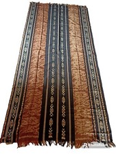 TENUN IKAT ETHNIC HANDWOVEN TEXTILES INDONESIA FOR BLANKET HOME DECORATION KB04 picture