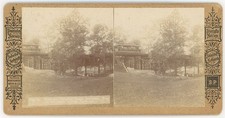 TEXAS STEREOVIEW - Houston - Heights Road - Montomery Ward 1890s picture