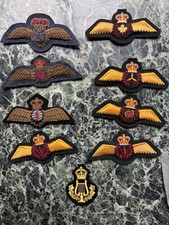 WWII - Vietnam RCAF Royal Canadian Air Force Wings Pilot Bullion Airborne Patch picture