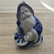 Vintage Salt Glazed Stoneware Santa Claus 4