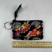 New Vera Bradley Disney Parks Multicolor Floral Wallet with ID Window picture