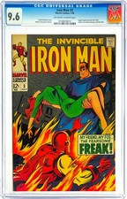 Iron Man #3 CGC 9.6 NM+ 1968 Marvel Comics Silver Age KEY Issue (Only 5 9.8) picture