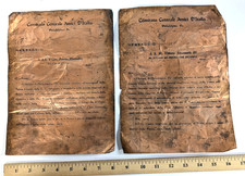 1930s Philadelphia Italian-American Copper Documents Mussolini & King Savoy Lot picture