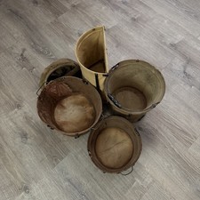 US Military Vintage Canvas Water Buckets picture