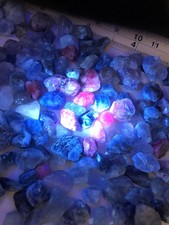 150 Grams / Natural Rough Burma Blue Sapphire. No Heat No Treatment. Collection picture