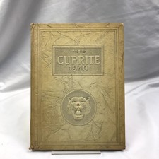 Bisbee High School Yearbook Arizona 1940 The Cuprite Hardcover Illustrated Book picture