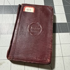Antique 1919 Diary Journal Of James Campbell Manry Presbyterian Missionary India picture