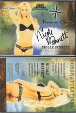 2013 Bench Warmer Best Of Treasure Chest Buyback Auto Nicole Bennett 4/5 picture
