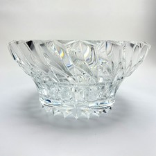Vintage Mikasa Round Rainier Crystal Bowl Swirl Pattern picture